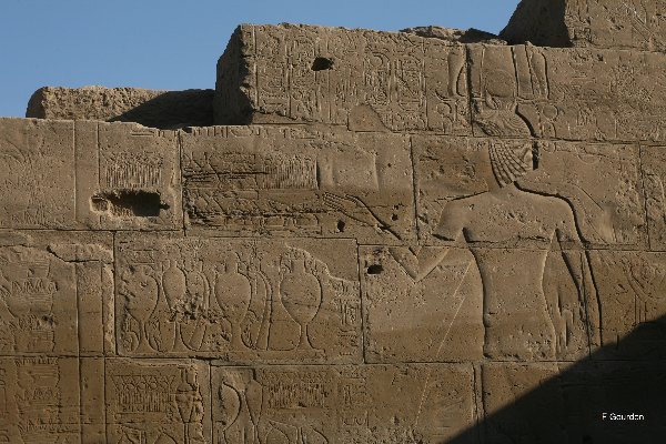 011_facade mur est cour avant le Xe pylône horemheb et toutankhamon 16